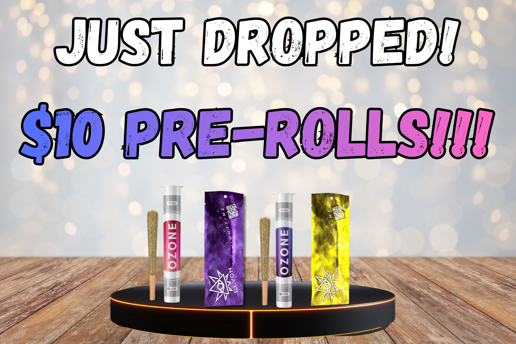 10 PRE-ROLLS