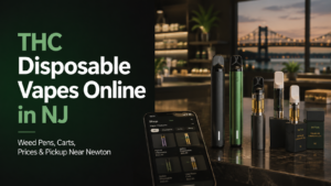 Read more about the article THC Disposable Vapes Online in NJ: Weed Pens, Carts, Prices & Pickup Near Newton